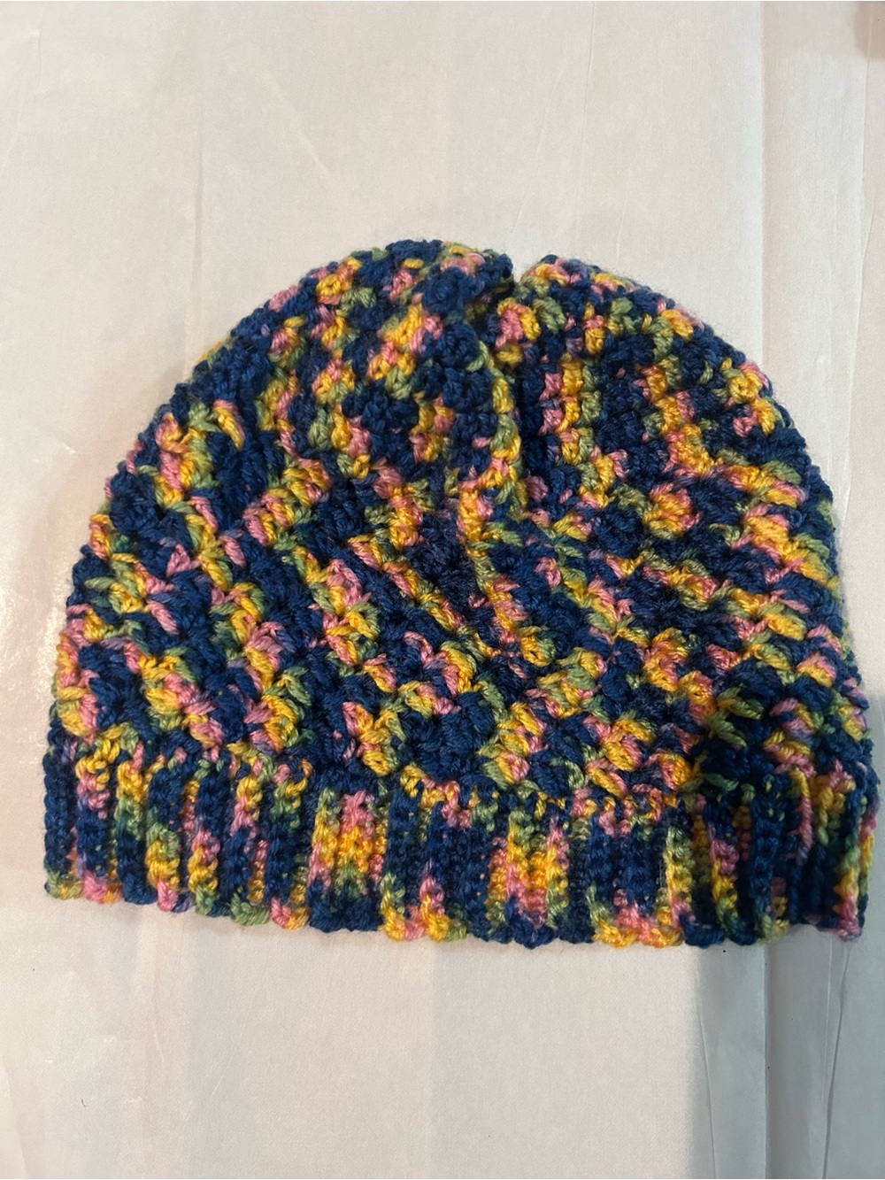 3 (bundle ) HANDMADE Multicolor Hand-Knitted HATS - Picture 3 of 6